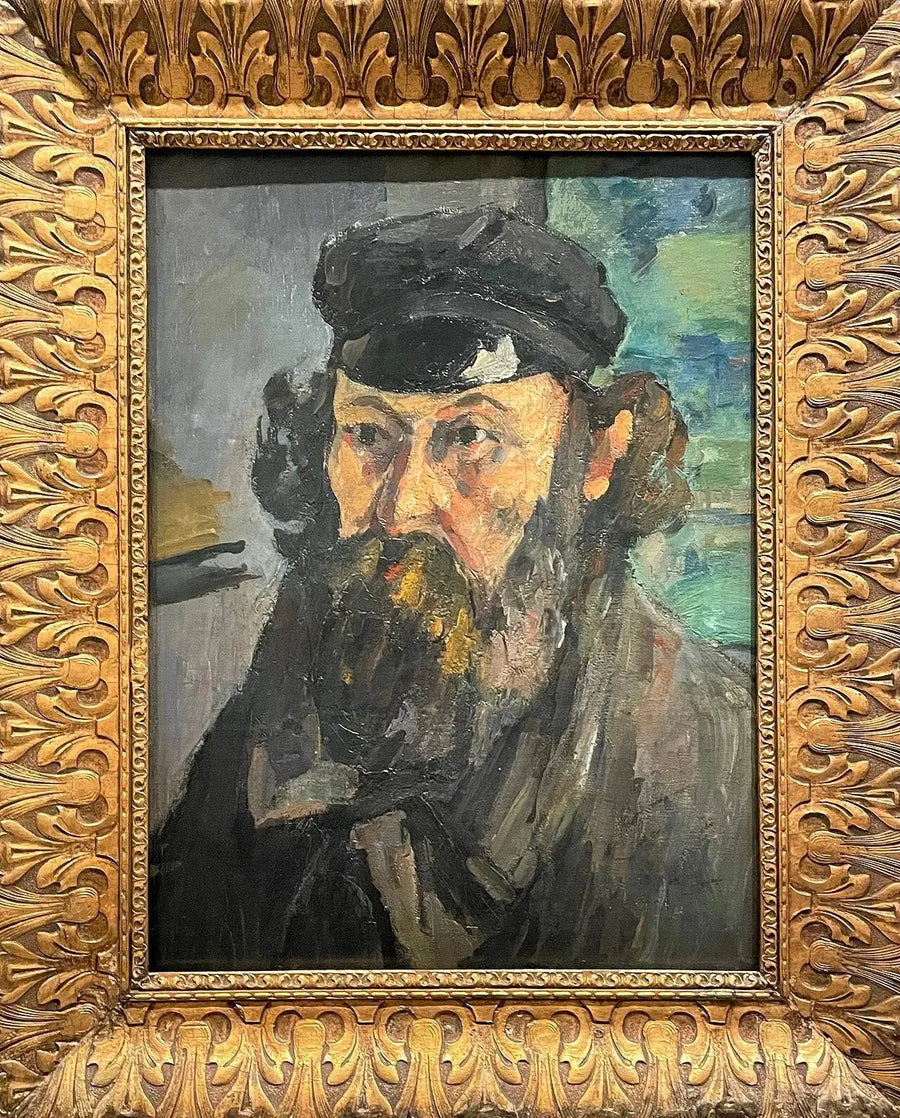 Портрет художника в кепке - Поль Сезанн
