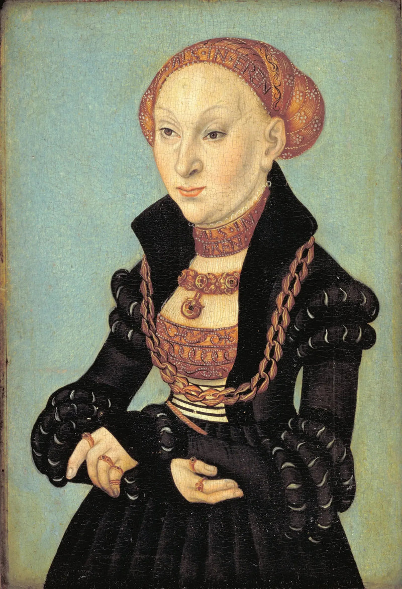 Портрет электрицы Сибиллы Саксонской (1510-1569) - Лукас Кранах Старший