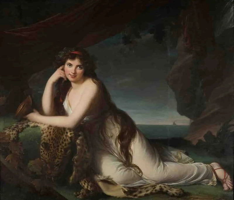 Портрет леди Хэмилтон (1761-1815) - Элизабет Виже Лебрэн