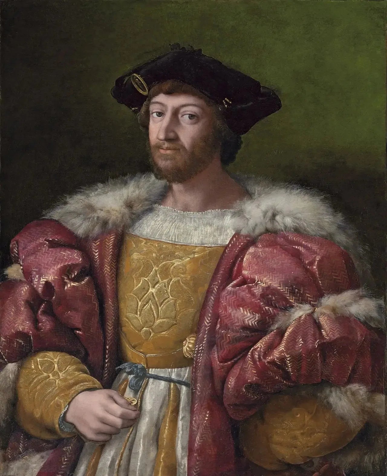 Portrait de Laurent de Médicis, duc d'Urbino - Raphaël Sanzio image 1 reproduction artisanale de tableau
