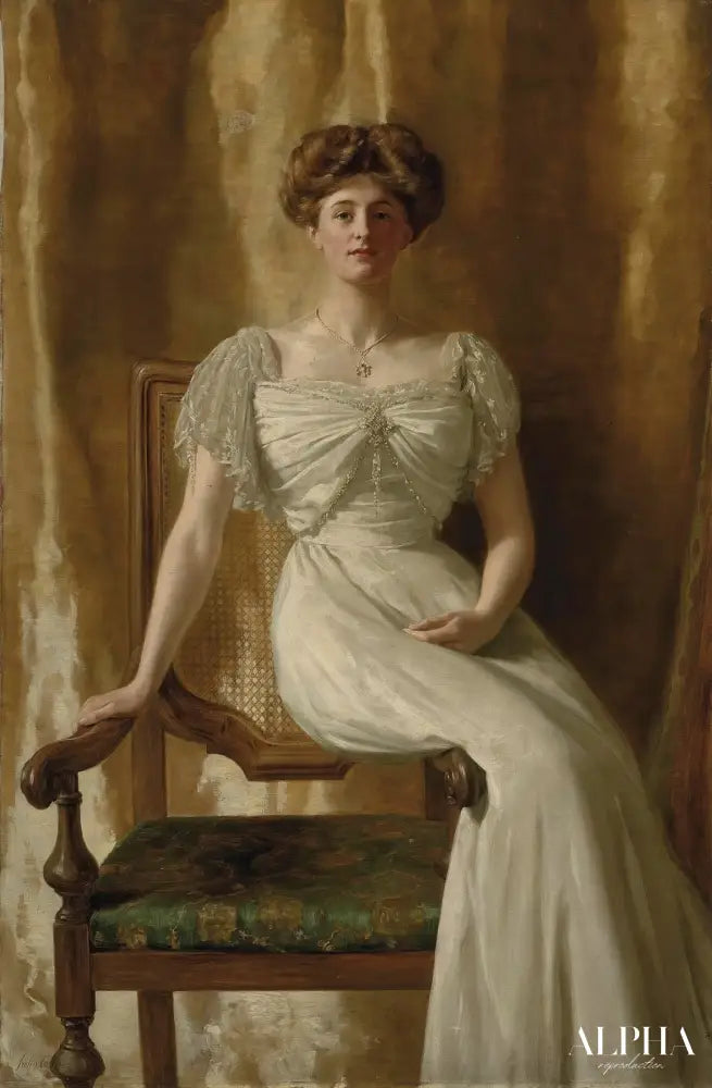 Portrait de l’hon. Mme Harold Ritchie - John Collier Reproductions de tableaux à la peinture à l’huile