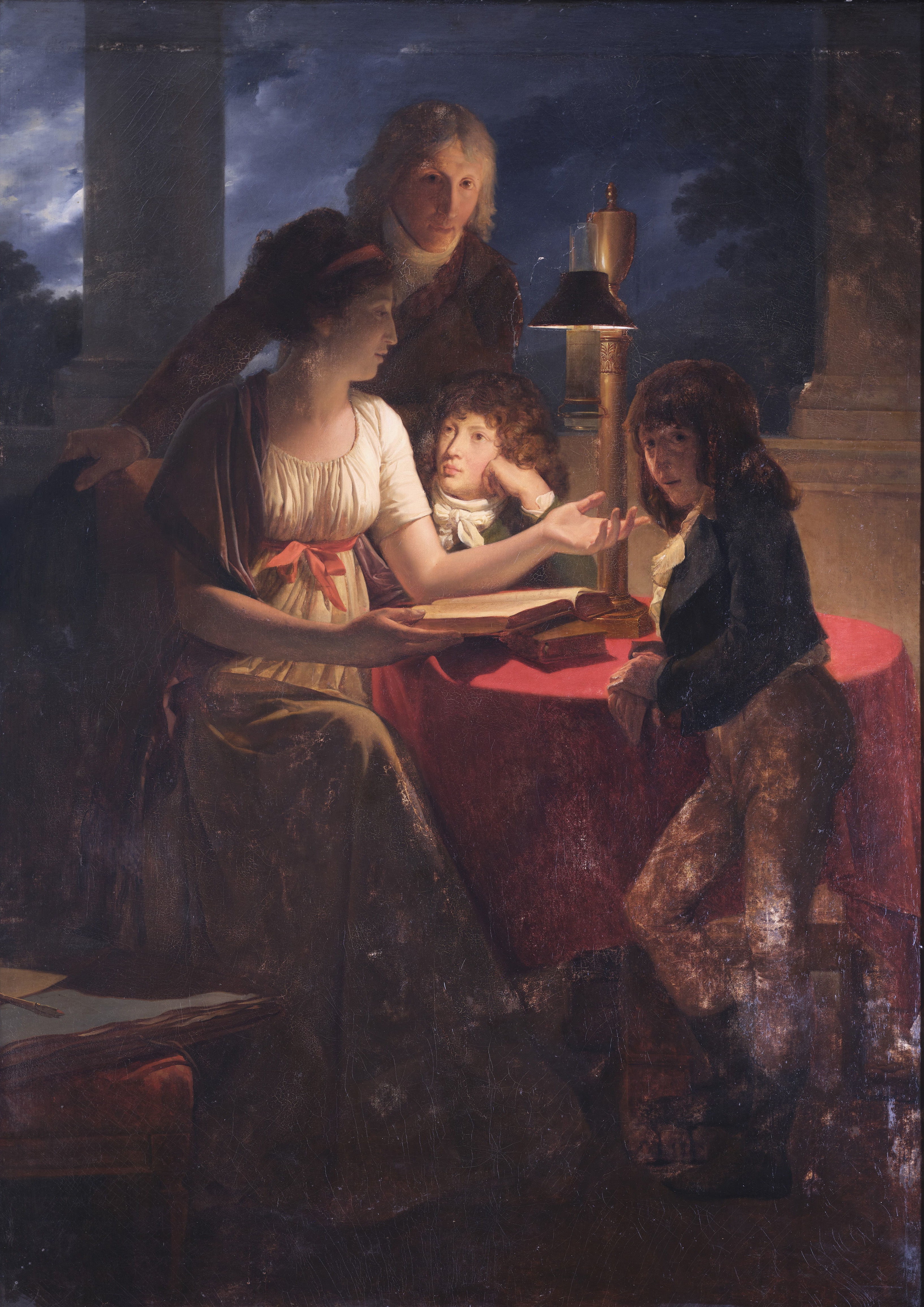 Portrait de l’orfèvre Henri Auguste et de sa famille - François Gérard - Alpha Reproduction