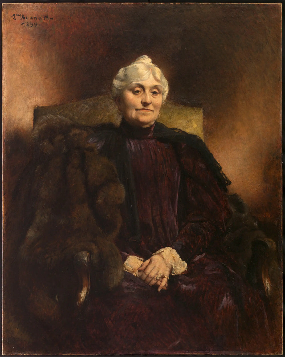 Portrait de Madame Dubernet - Léon Bonnat - Alpha Reproduction