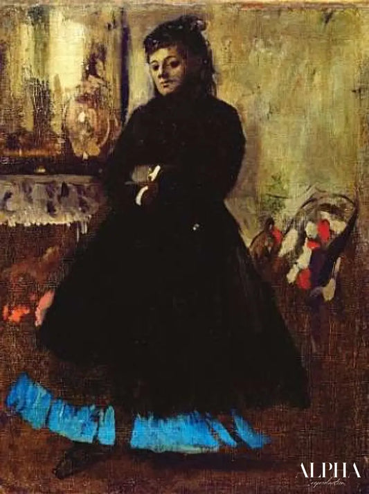 Portrait de Madame Ducros - Edgar Degas - Reproductions de tableaux et peintures haut de gamme