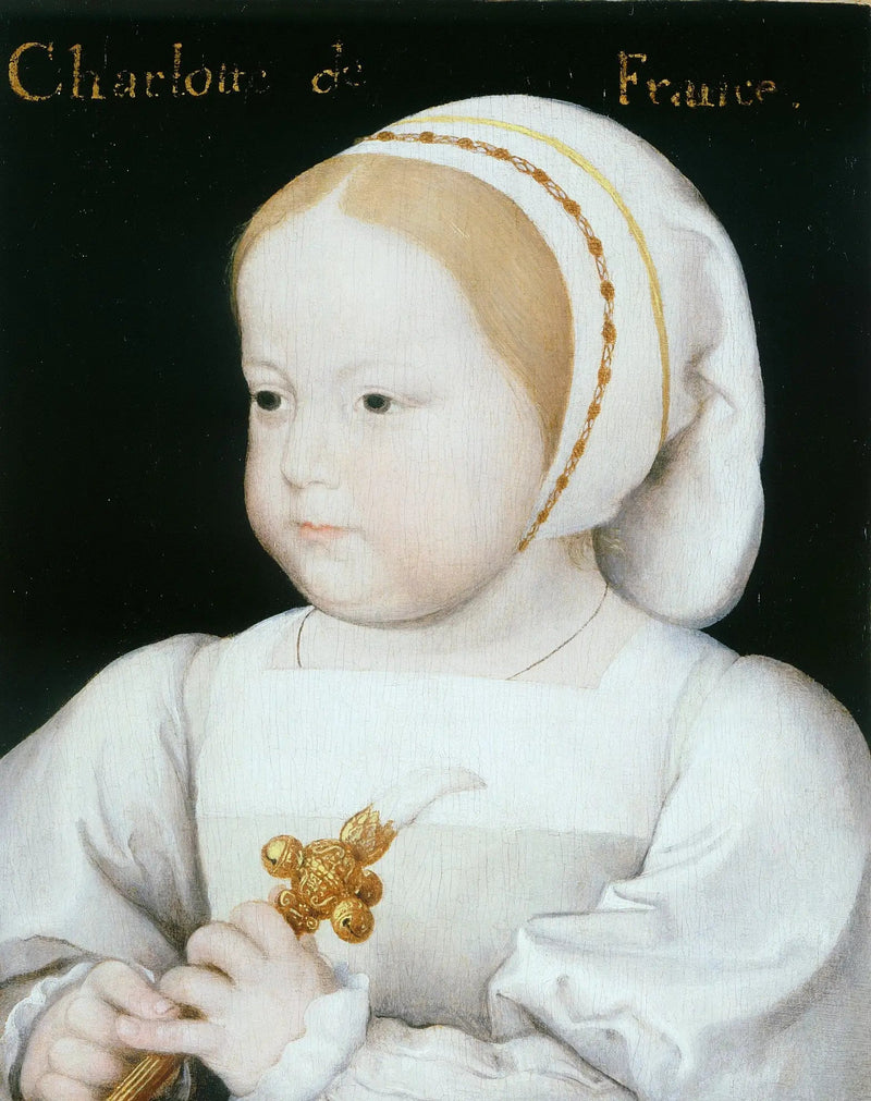 Портрет Мадлен де Франс (1520-1537), третья дочь Франциска I (1494-1537) и Клода де Франс (1499-1524) - Жан Клуэ