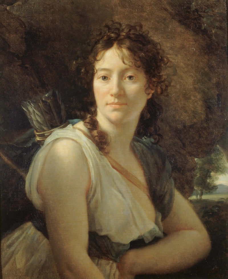 Портрет Мадемуазель Дюшнуа (1777-1835), члена Комеди-Франсез, в роли Дидоны - Франсуа Жерар