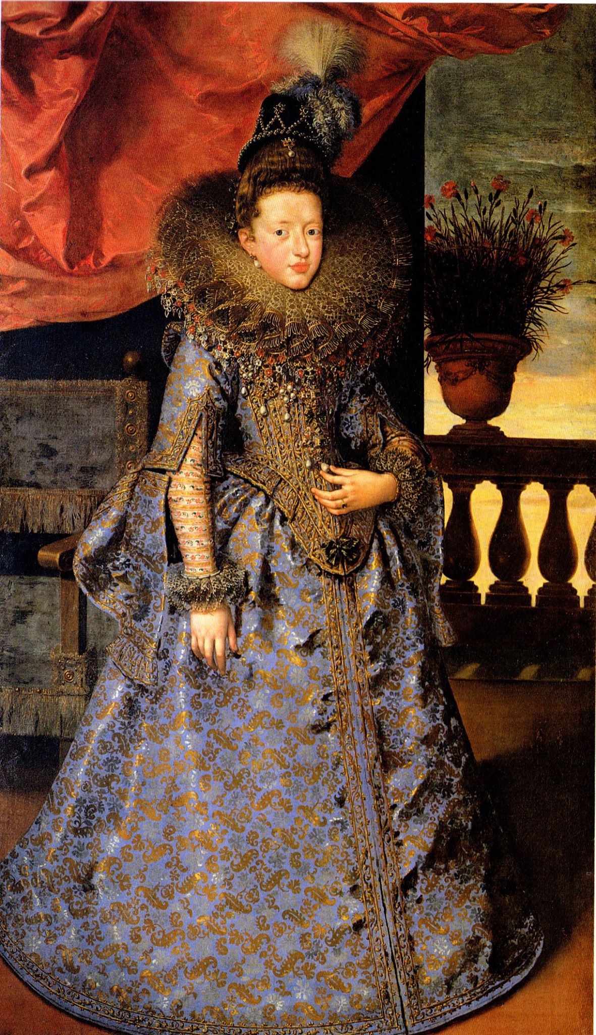 Portrait de Margherita Gonzaga (1591–1632) princesse de Mantoue - Frans Pourbus the Younger - Alpha Reproduction