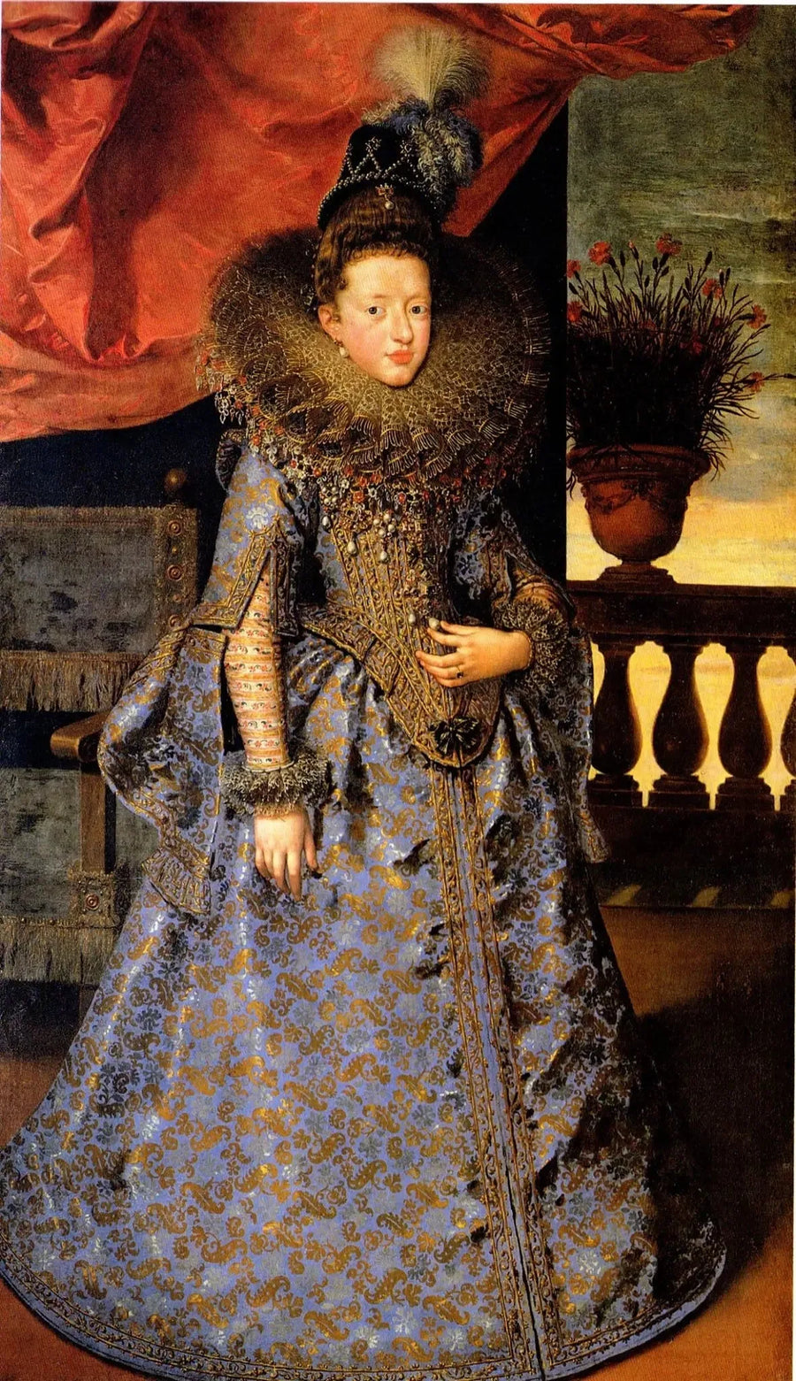 Портрет Маргериты Гонзага (1591–1632), принцессы Мантуи - Франс Пурбус Младший