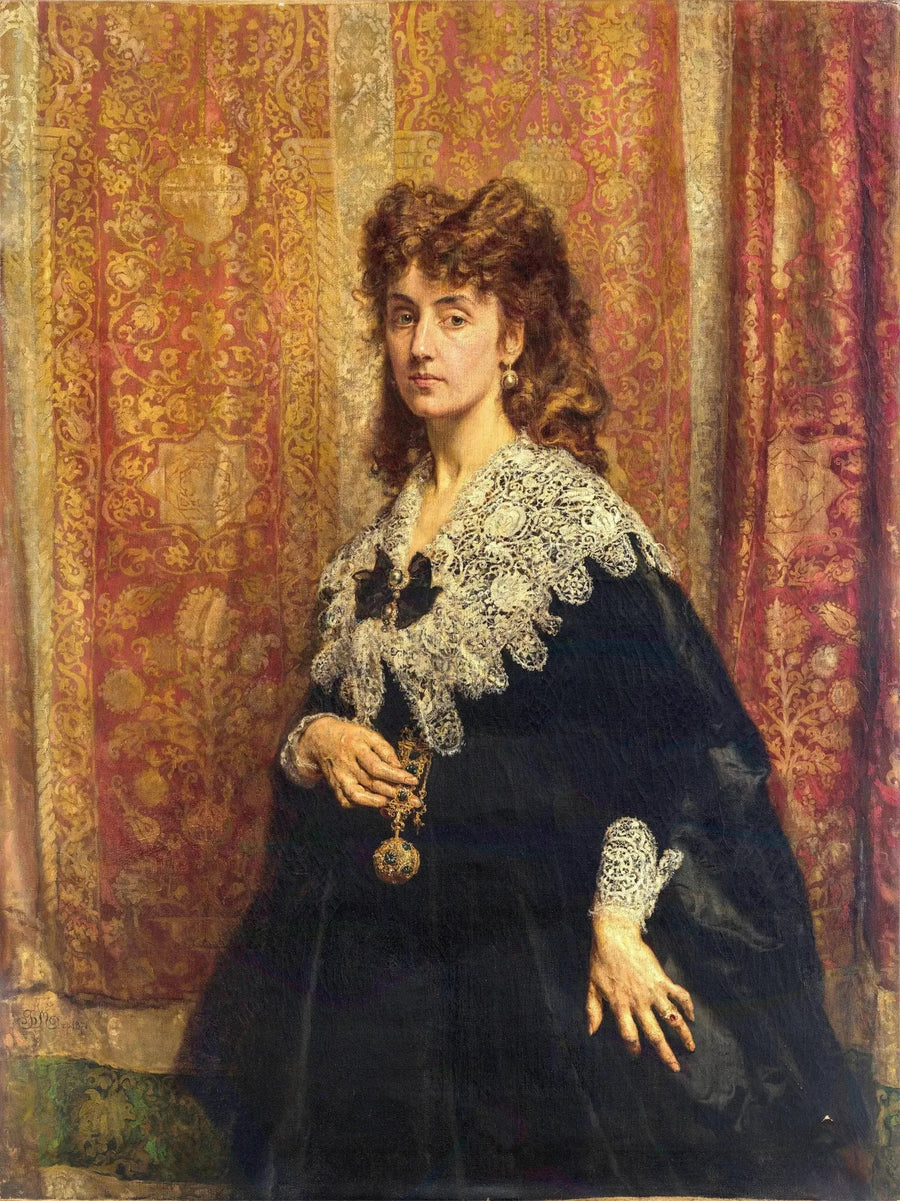 Портрет Марии Пусłовской (1845-1926) - Ян Матейко