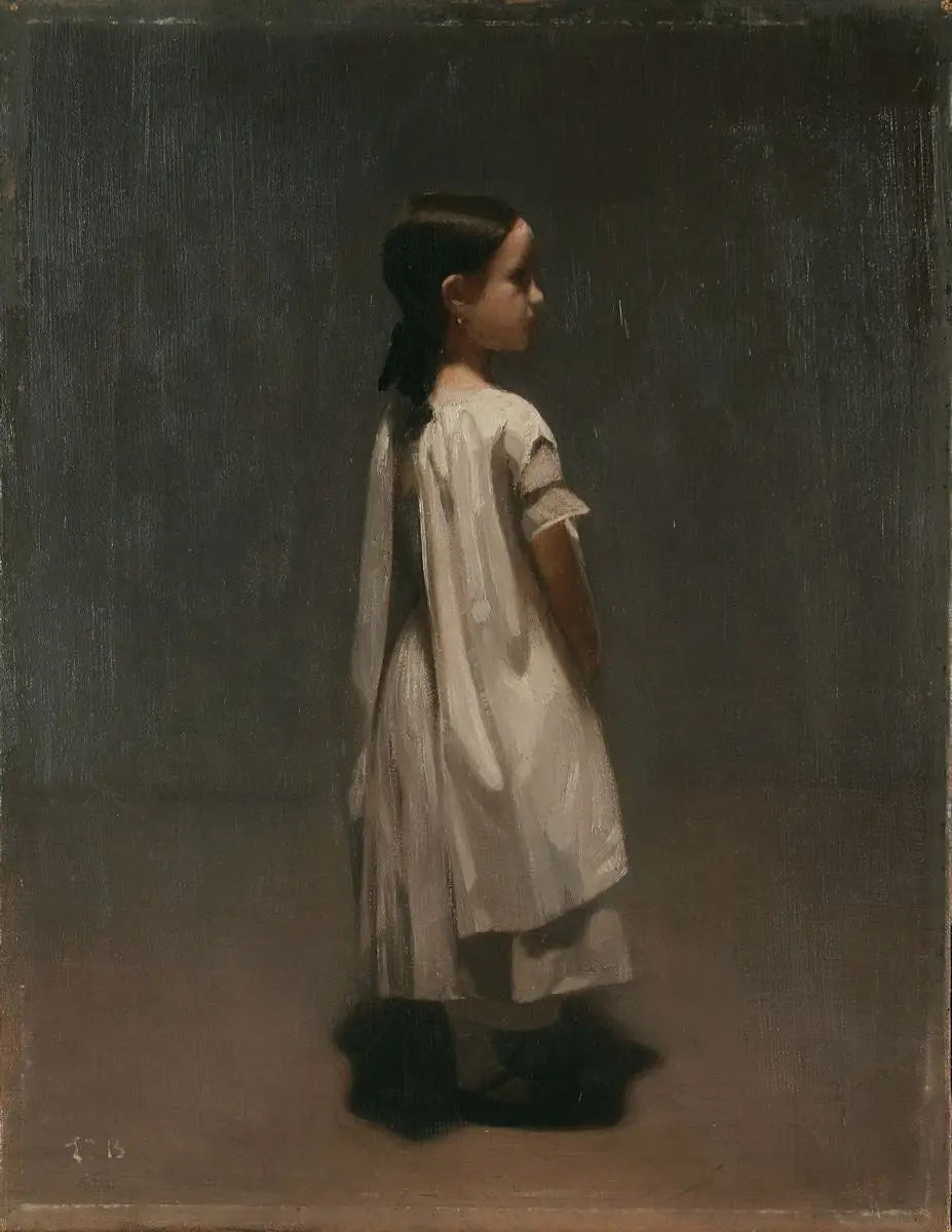 Portrait de Marie Bonnat la sœur de l’artiste - Léon Bonnat - Alpha Reproduction