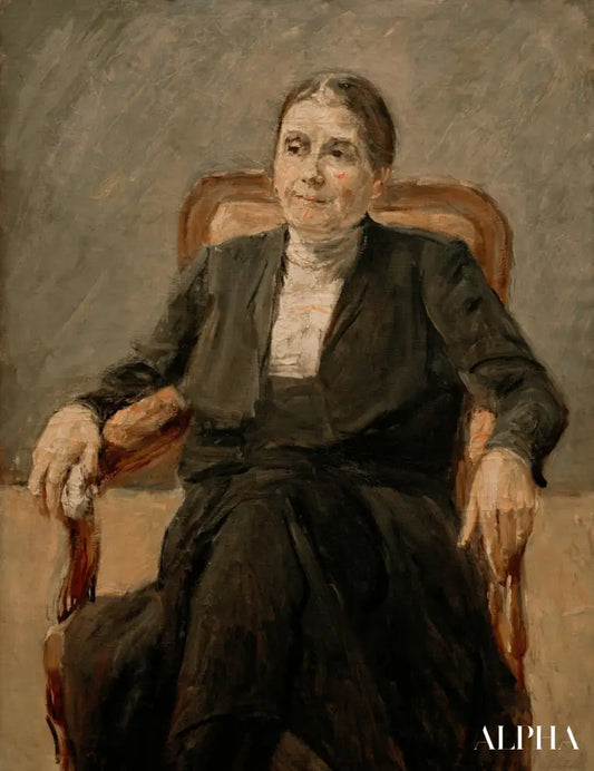 Portrait de Marthe Liebermann - Max Liebermann - Reproductions de tableaux et peintures haut de gamme