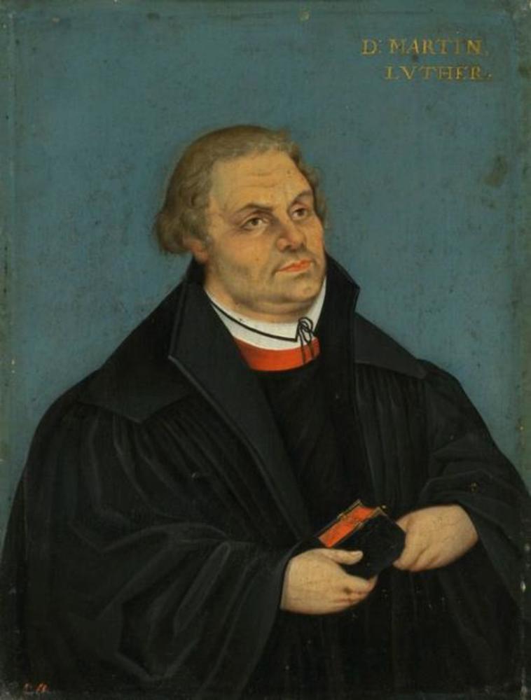 Портрет Мартина Лютера (1565 - 1566) - Лукас Кранах Старший