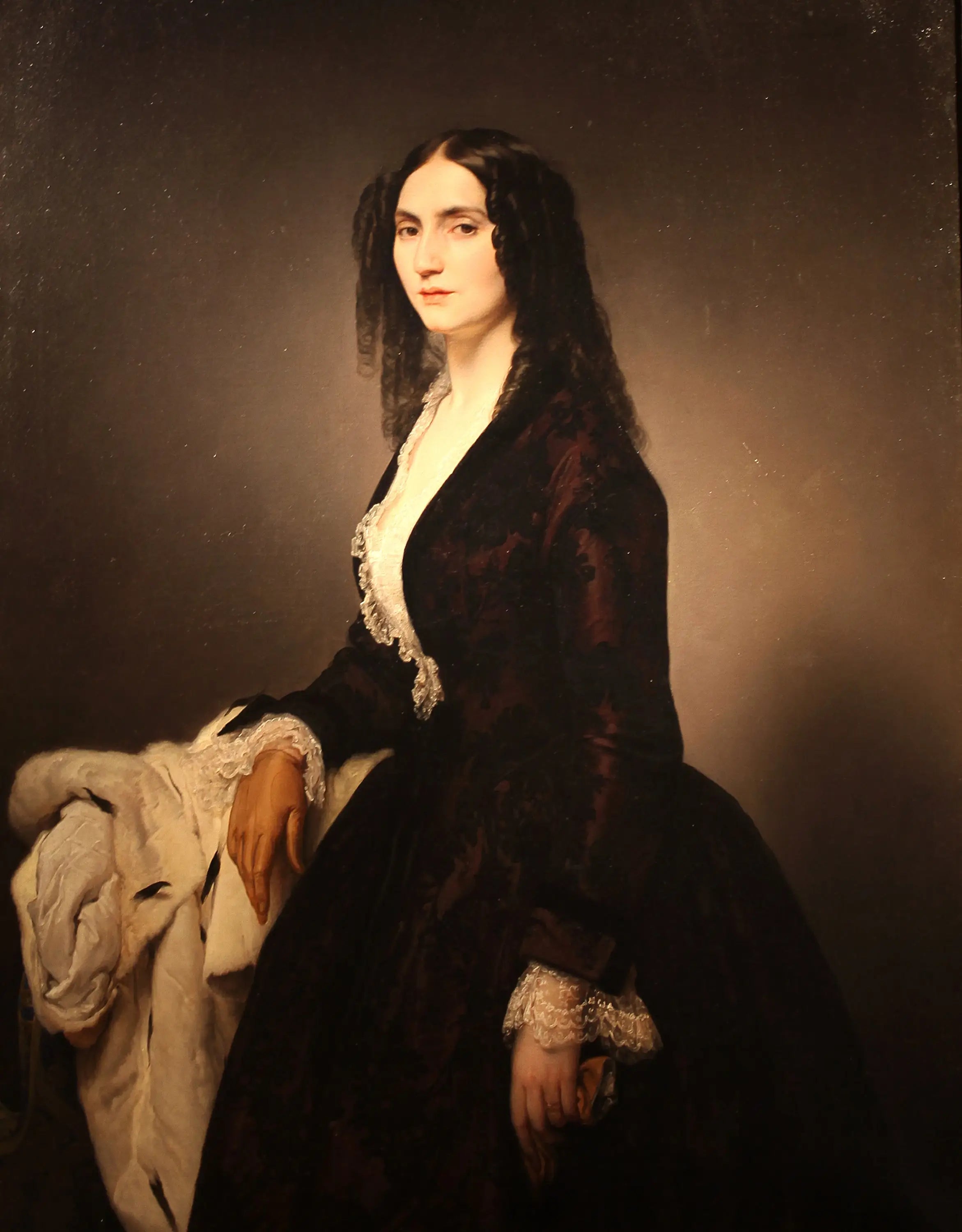 Portrait de Matilde Juva Branca - Francesco Hayez - Alpha Reproduction