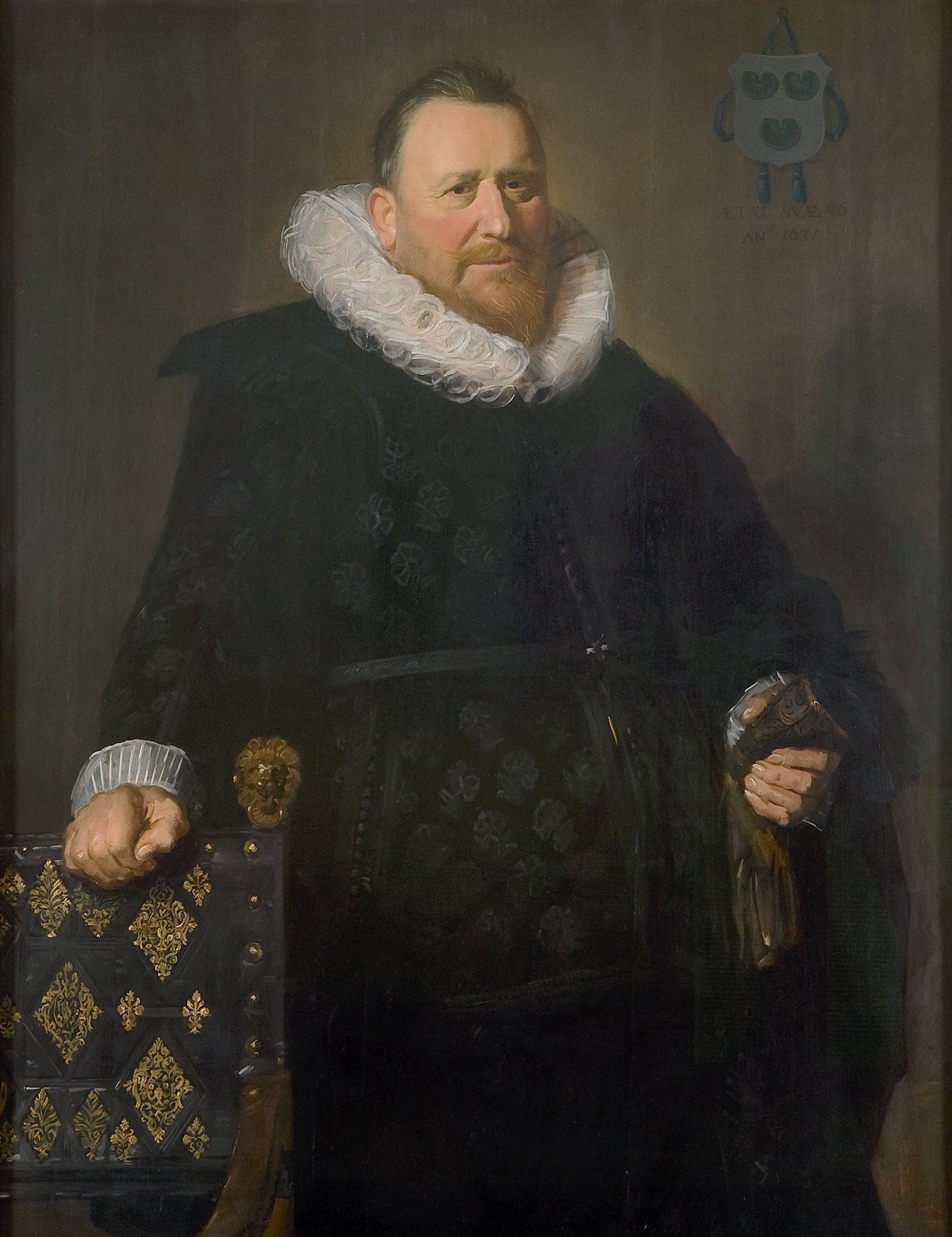 Portrait de Nicolas van der Meer (1574-) Frans Hals - Alpha Reproduction