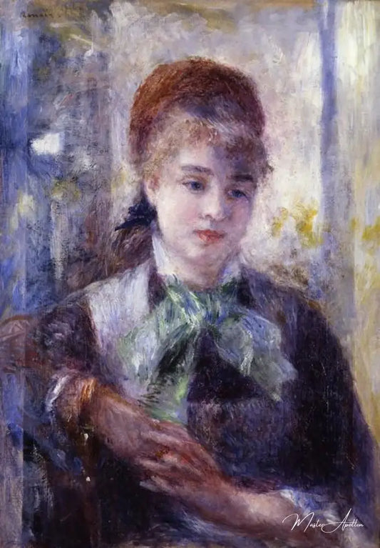 Portrait de Nini Lopez - Pierre-Auguste Renoir - Reproductions de tableaux et peintures haut de gamme