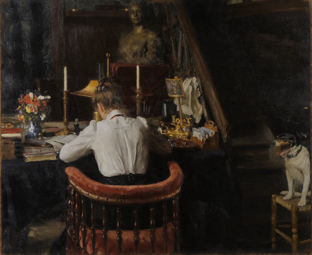 Portrait de Nordman-Severova - Ilya Repin - Alpha Reproduction
