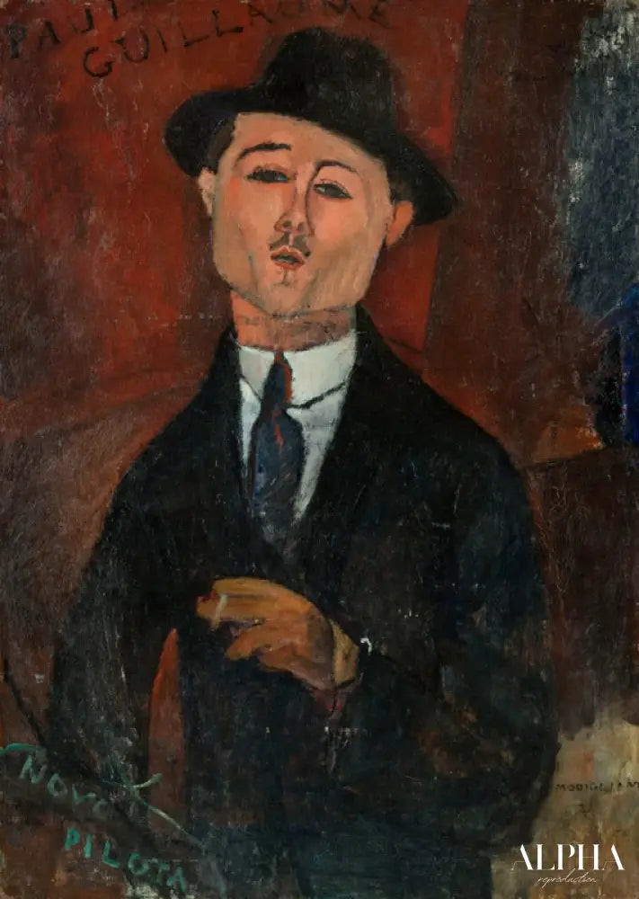 Portrait de Paul Guillaume - Amedeo Modigliani - Reproductions de tableaux et peintures haut de gamme