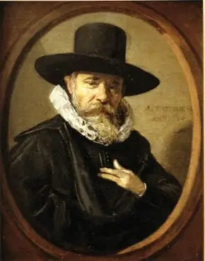 Портрет (возможно) Теодоруса Шревеллиуса (1572-1653) - Франс Халс