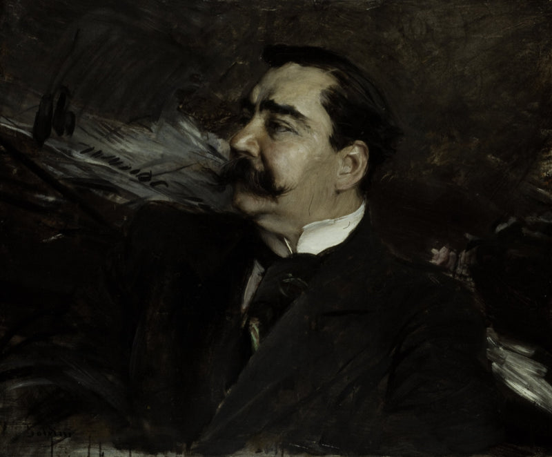Портрет Руджеро Леонкавалло, 1858-1919 - Джованни Болдини