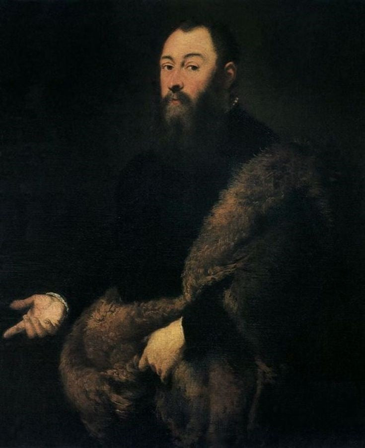 Портрет Сигизмунда II Августа (1520–1572) - Джакомо Тинторетто
