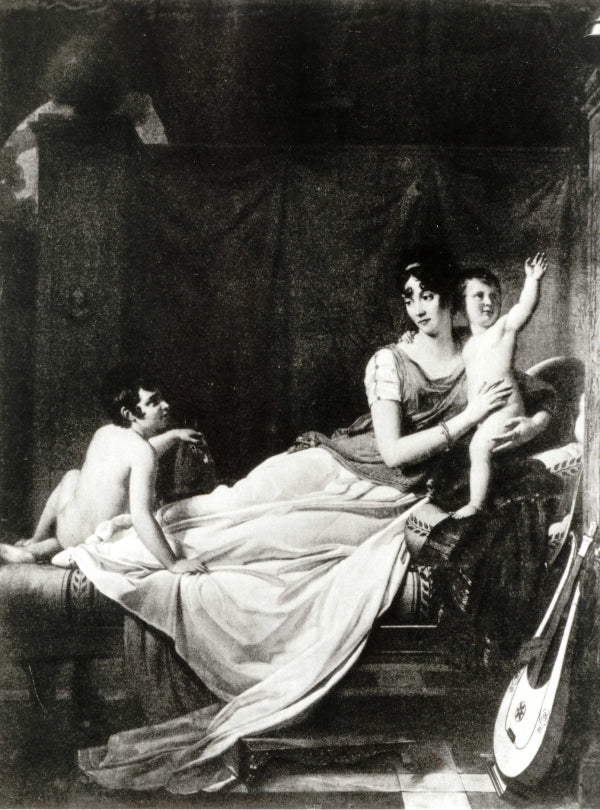 Portrait de Sophie Czartoryska comtesse Zamoyska et ses enfants - François Gérard - Alpha Reproduction