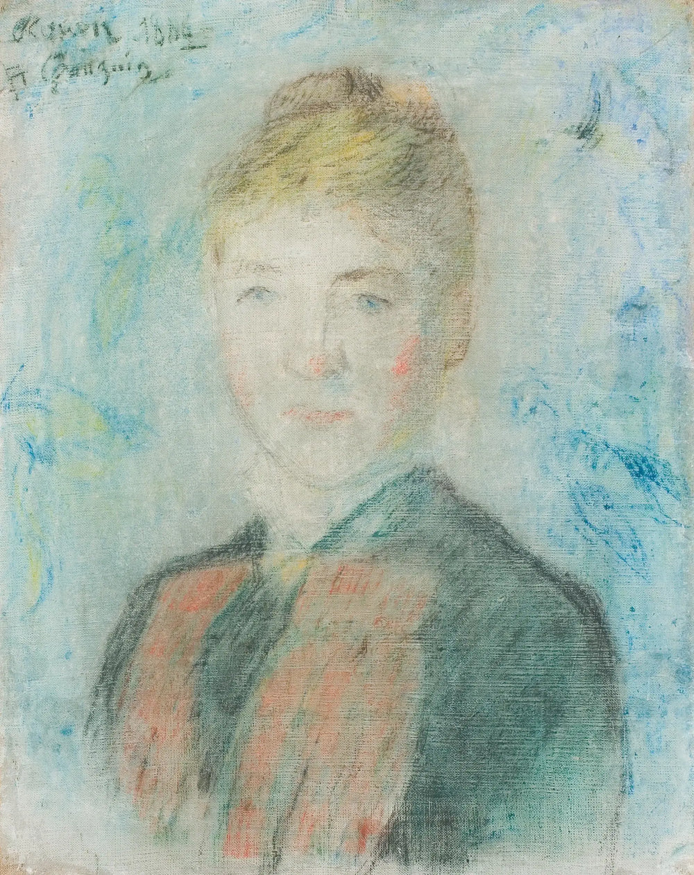 Reproduction du tableau « Portrait de Sophie Margrethe Manthey - Paul Gauguin » par Alpha Reproduction en peinture à l’huile