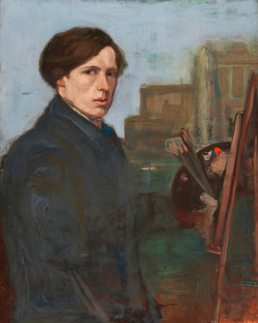 Портрет Уильяма Орпена (1878-1931), художник - Чарльз Кондер