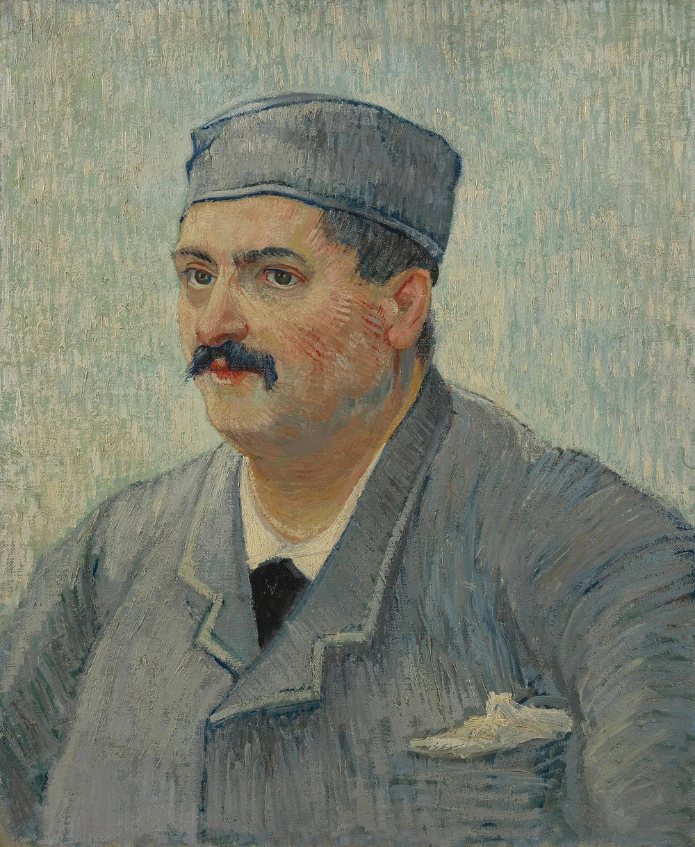 Reproduction du tableau « Portrait d'Etienne-Lucien Martin - Vincent van Gogh » par Alpha Reproduction en peinture à l’huile
