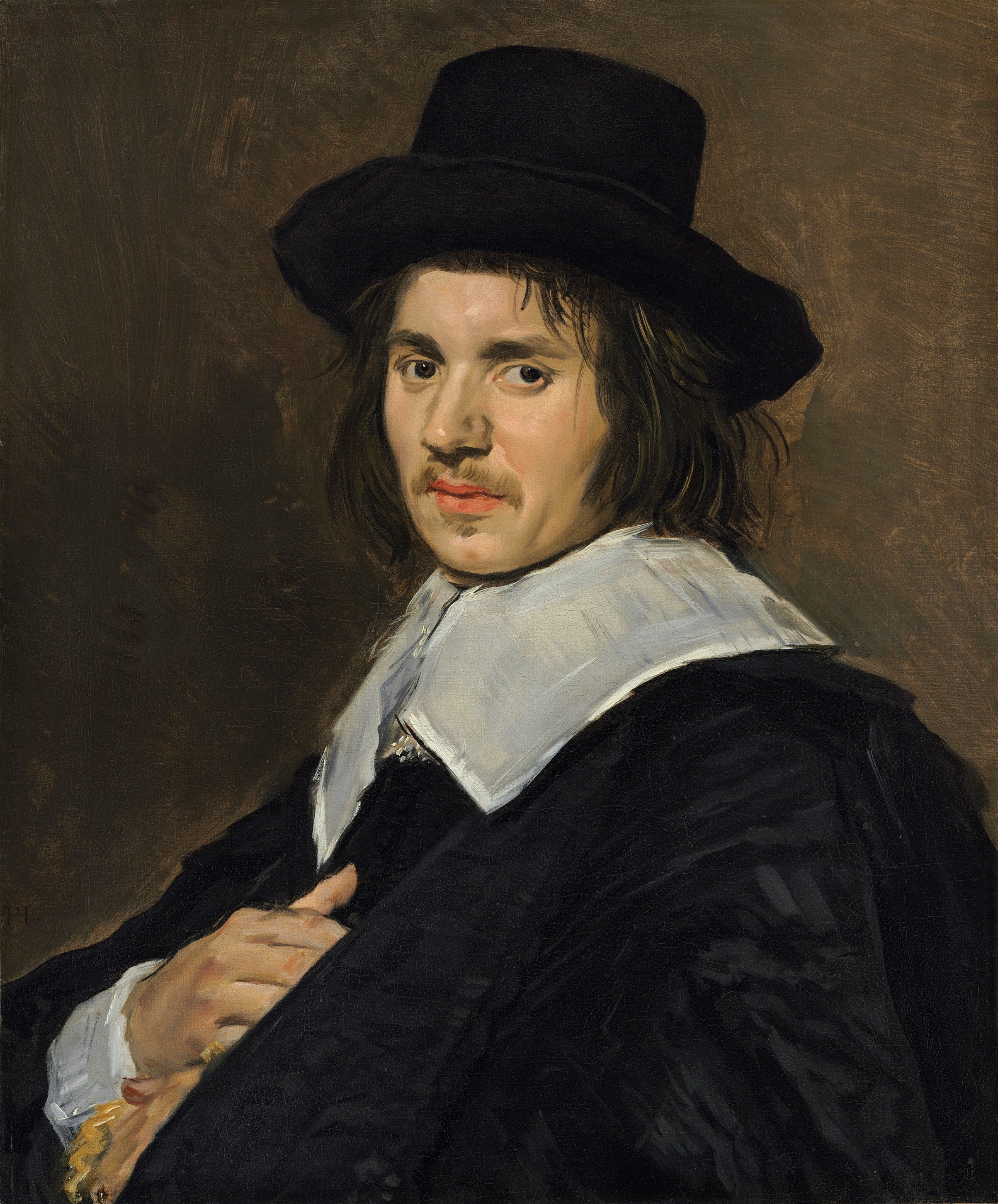 Portrait d’homme au chapeau - Frans Hals - Alpha Reproduction