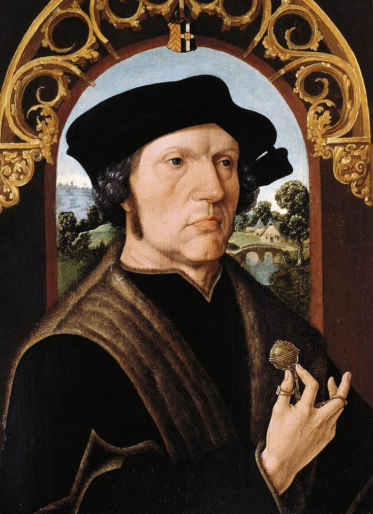 Портрет мужчины - Jacob Cornelisz van Oostsanen