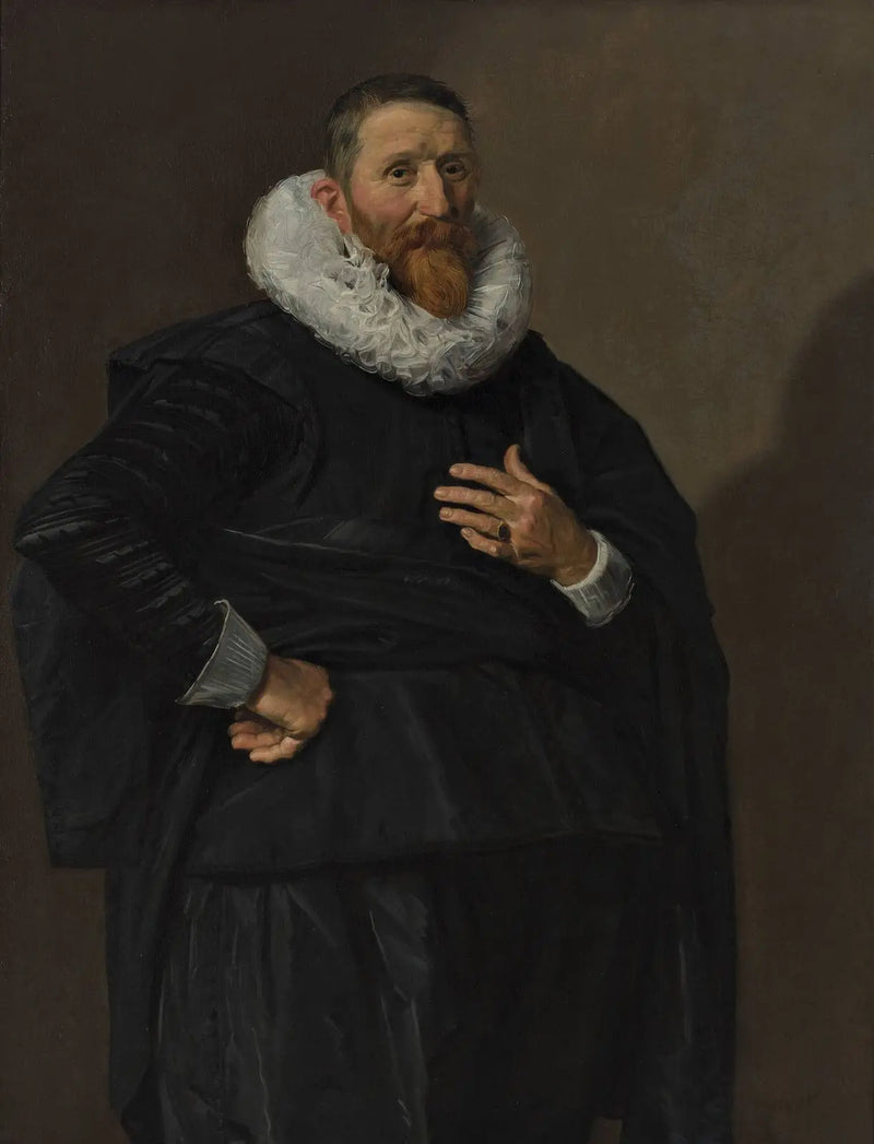 Портрет мужчины, (возможно) Йоханнес Саекма (1572-1636) - Франс Халс
