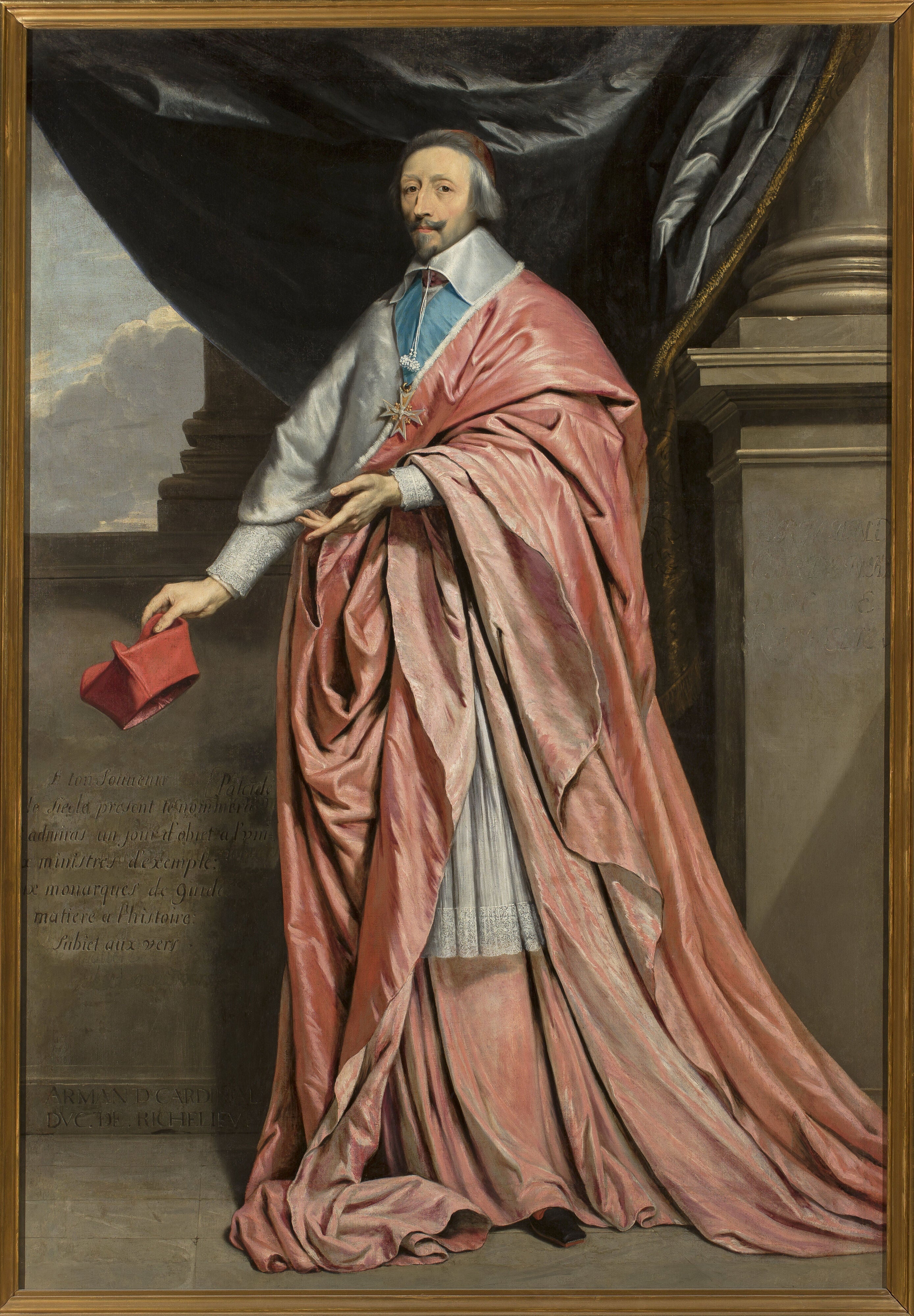 Portrait du cardinal de Richelieu. - Philippe de Champaigne - Alpha Reproduction