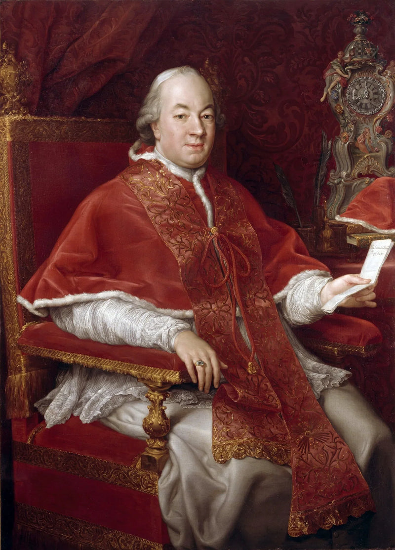 Портрет папы Пия VI, Джованни Анджело Браски (1717-1799) - Помпео Батони