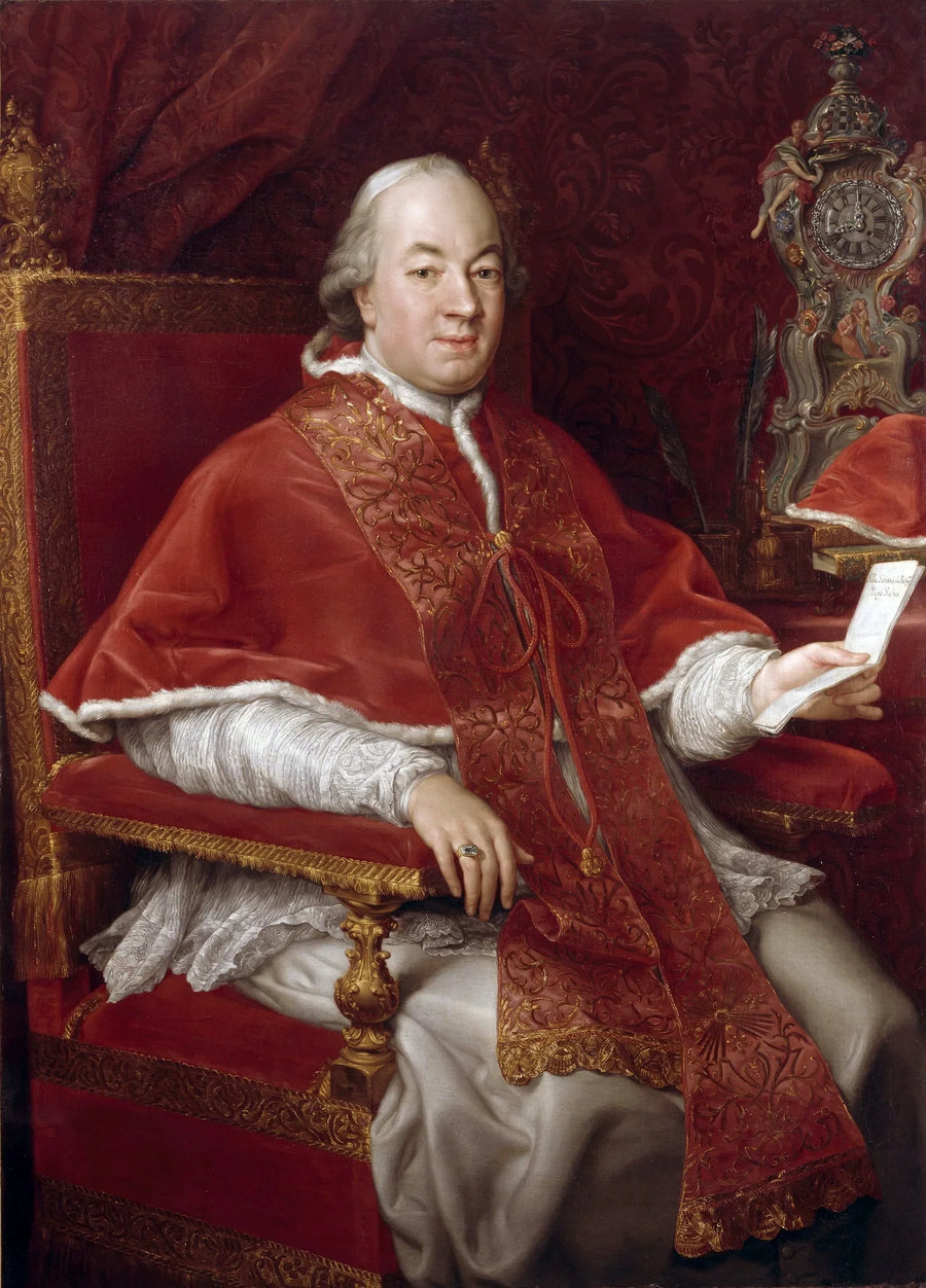 Портрет папы Пия VI, Джованни Анджело Браски (1717-1799) - Помпео Батони