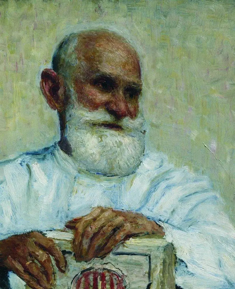 Portrait du physiologiste Ivan Petrovitch Pavlov - Ilya Repin - Alpha Reproduction