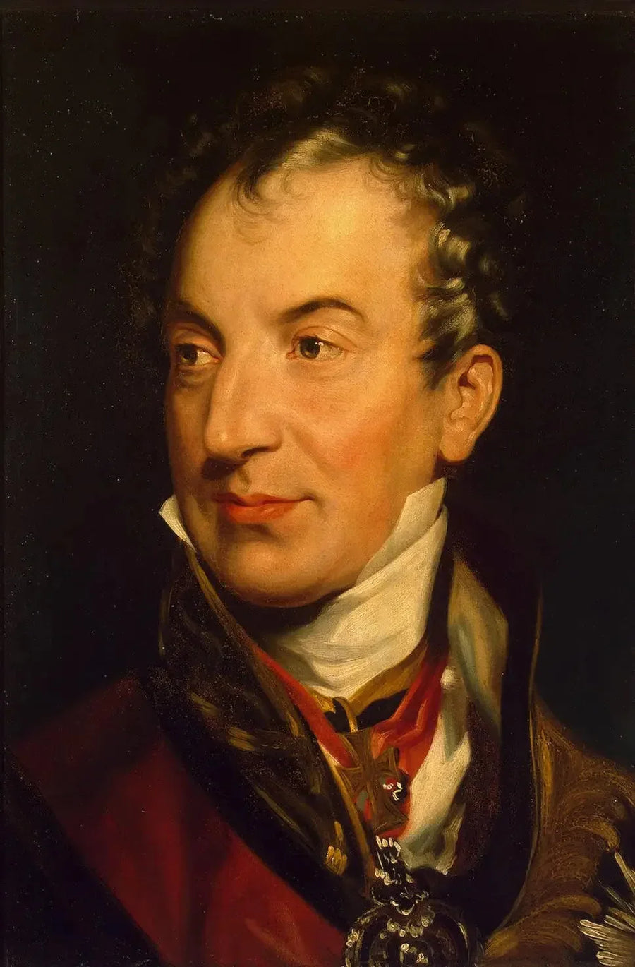 Портрет принца Клеменса Вельзеля Лотара фон Меттерних (1773-1859) - Томас Лоуренс