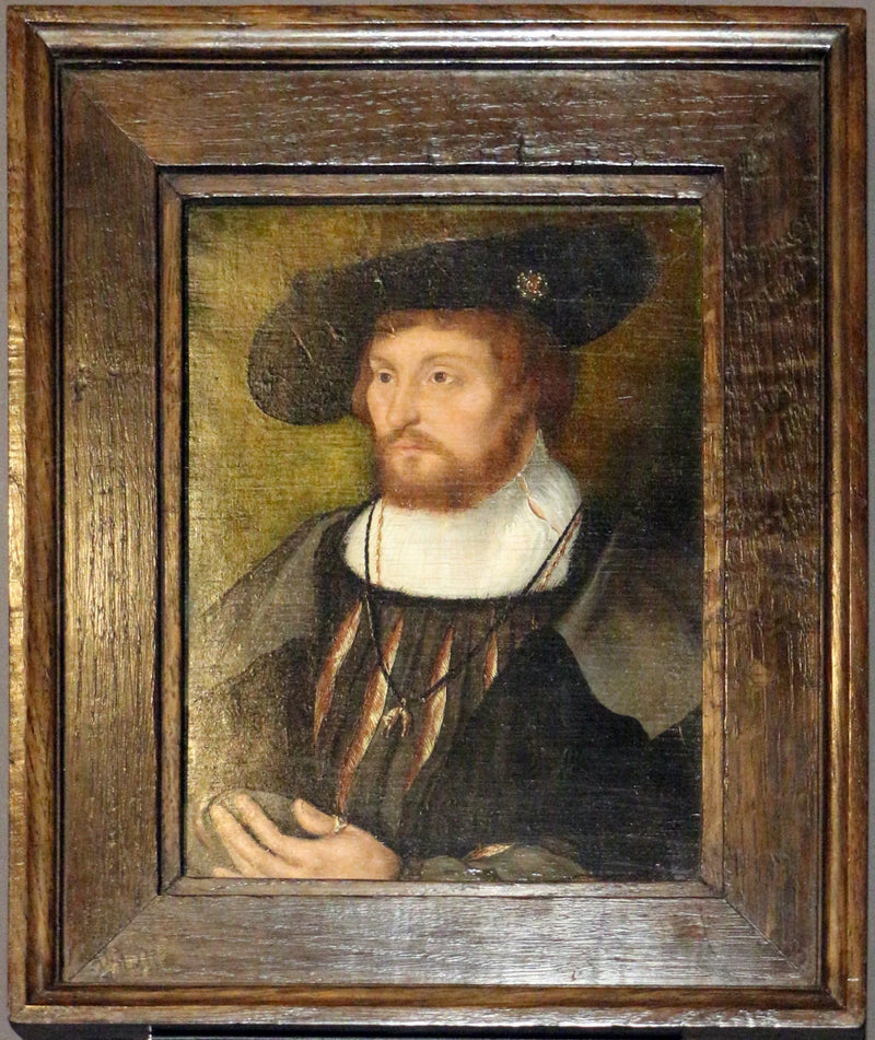 Портрет короля Кристиана II Дании (1481-1559) - Joos van Cleve