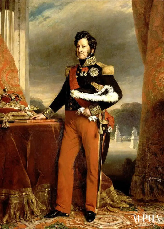 Portrait du roi des Français Louis-Philippe Ier, 1839 - Franz Xaver Winterhalter - Reproductions de tableaux et peintures haut de gamme