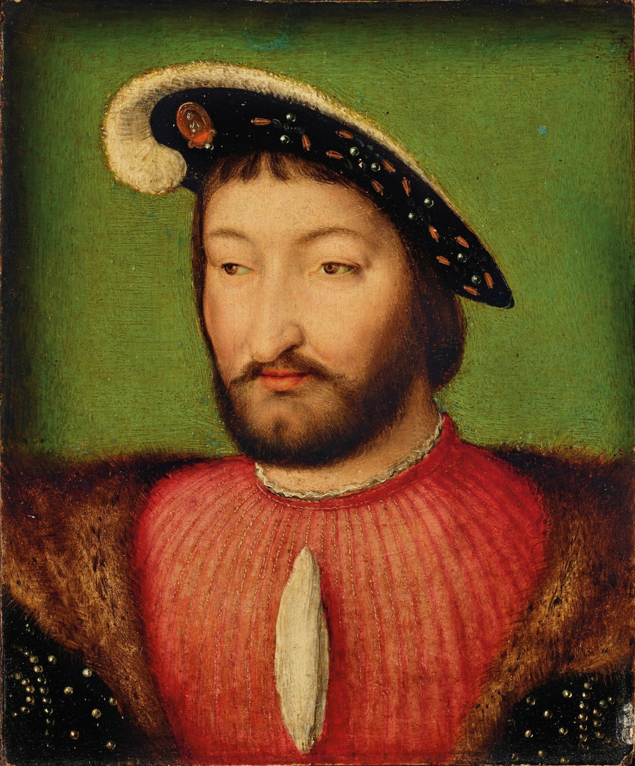 Портрет короля Франциска I Франции, бюст - Joos van Cleve