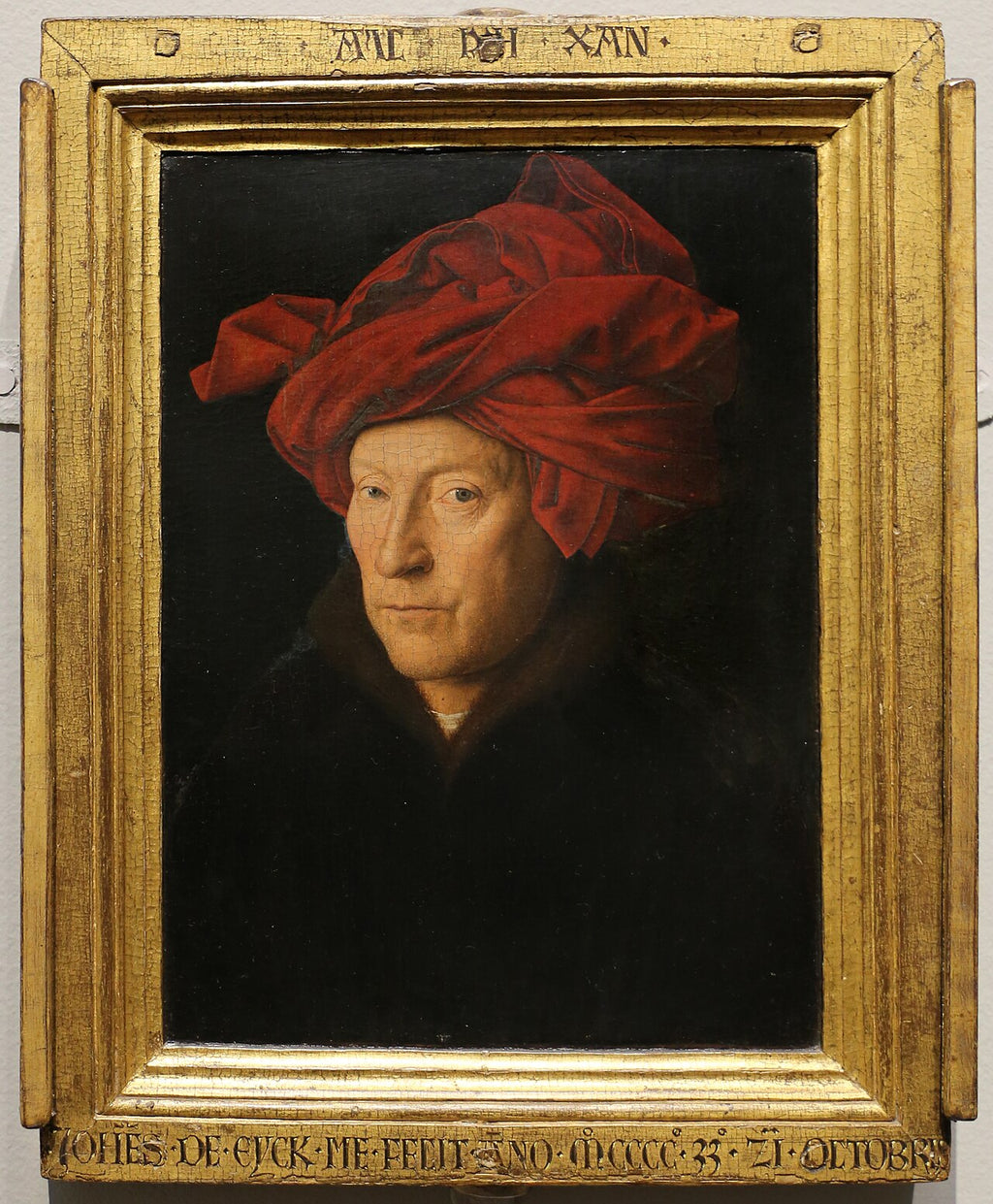 Portrait d’un homme (autoportrait?) - Jan van Eyck - Alpha Reproduction