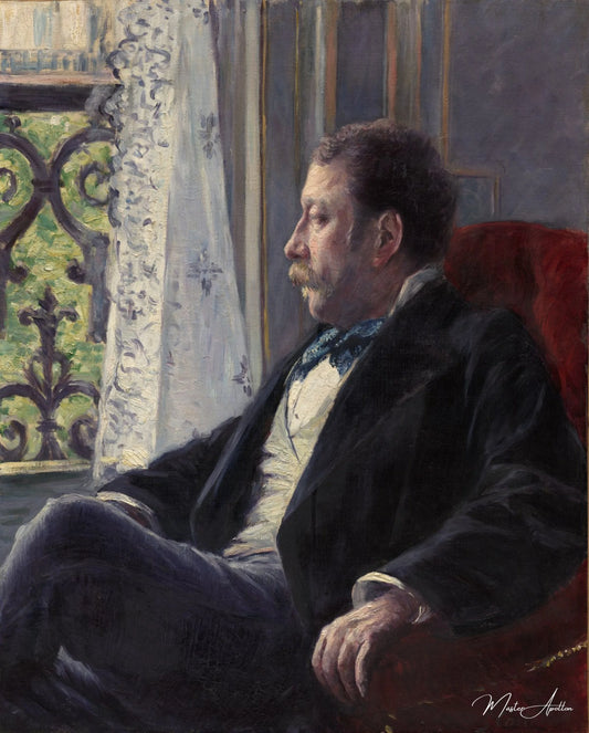 Portrait d'un homme - Caillebotte - Reproductions de tableaux et peintures haut de gamme