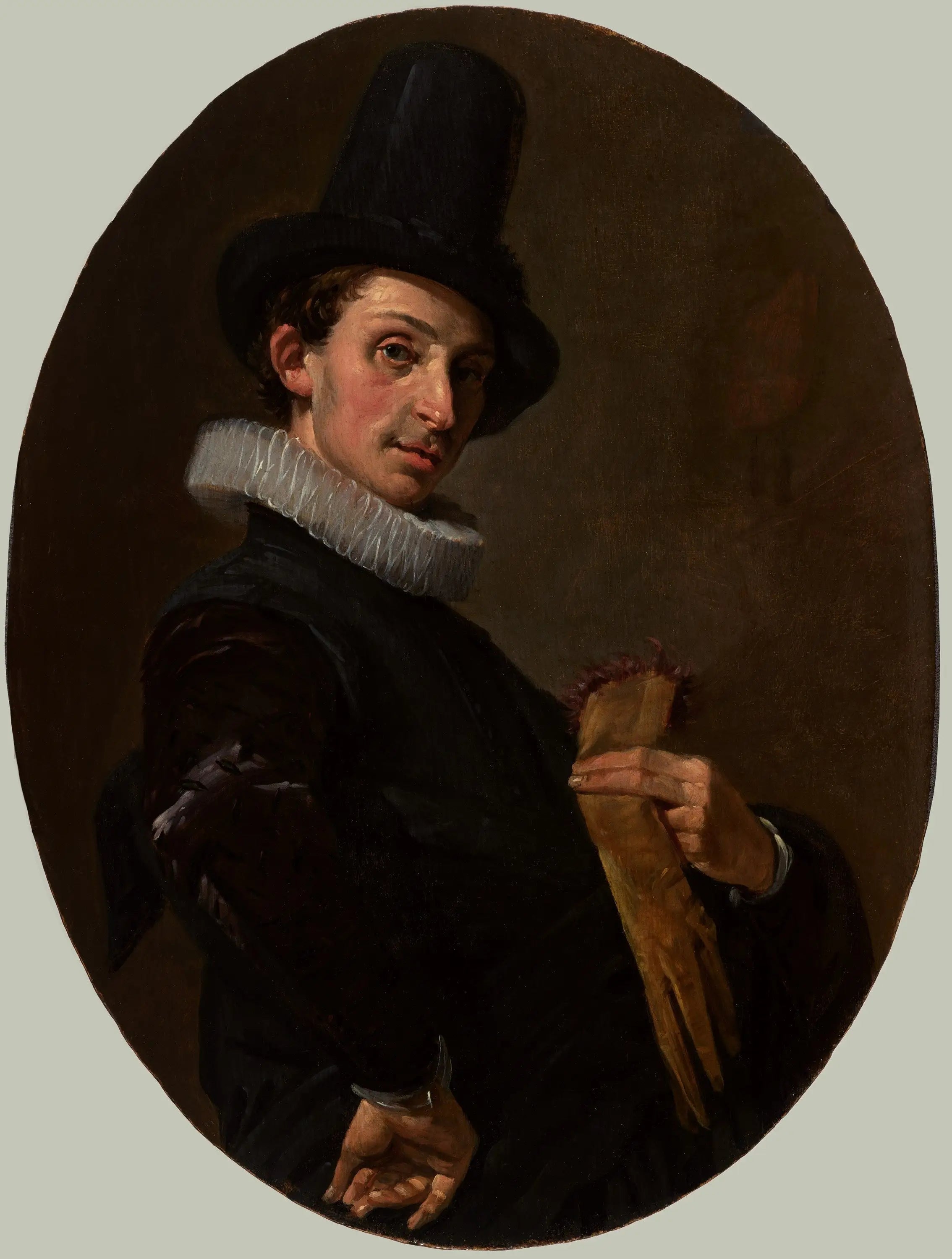 Portrait d’un jeune homme avec des gants - Frans Hals - Alpha Reproduction