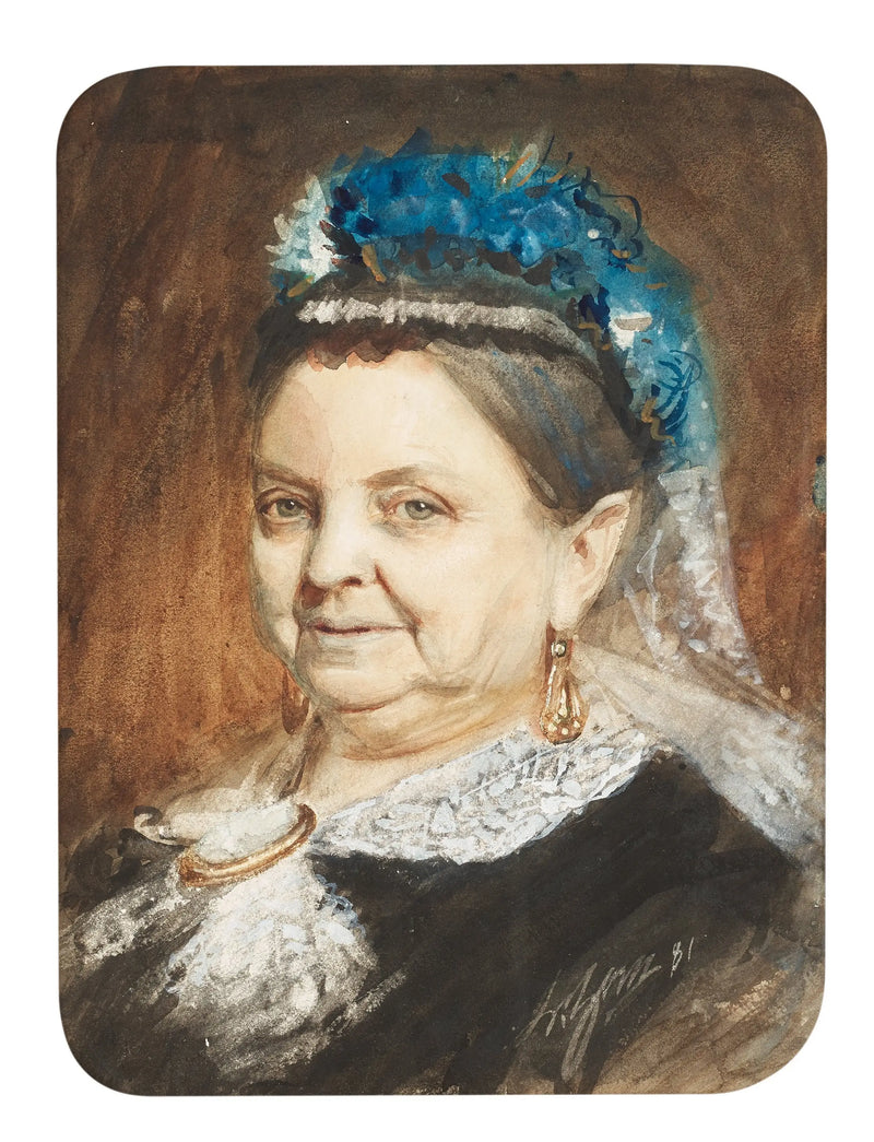 Портрет пожилой дамы - Андерс Зорн