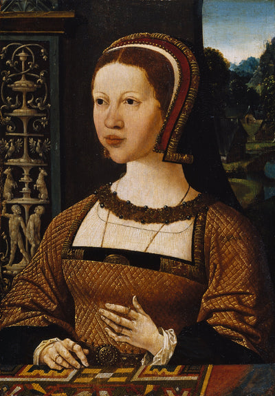 Portrait d’une femme peut-être Élisabeth du Danemark - Jacob Cornelisz van Oostsanen - Alpha Reproduction