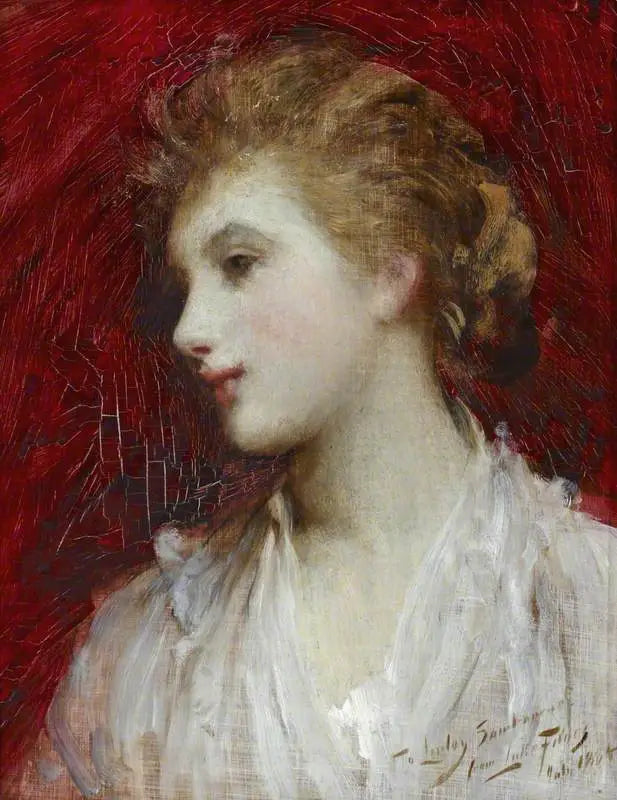 Portrait d’une fille - Luke Fildes - Alpha Reproduction