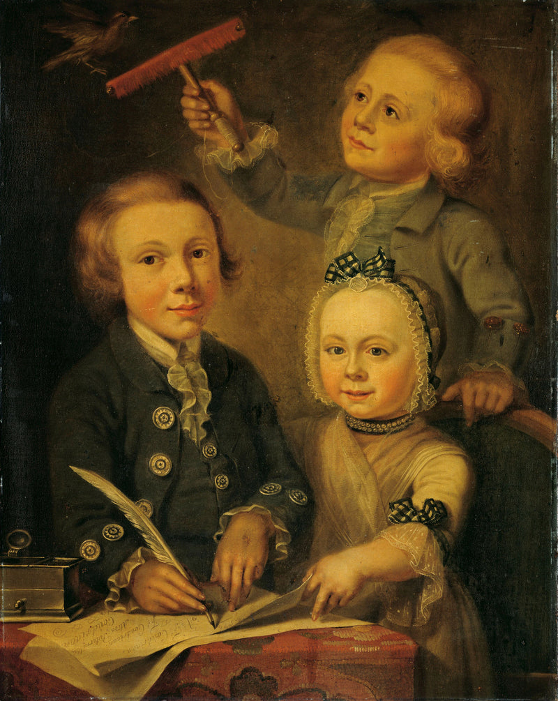 Portrait des enfants de Barend Goudriaan - Cornelis van Cuylenburgh