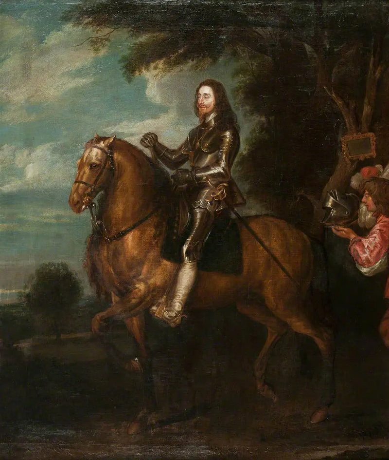 Конный портрет Карла I (1600-1649) - Антуан ван Дейк
