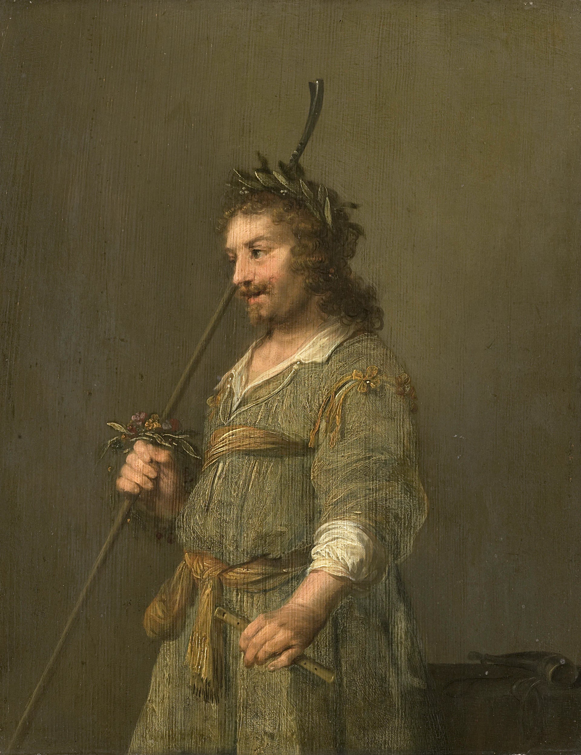 Portrait d'un homme habillé en berger - Hendrik Gerritsz. Pot
