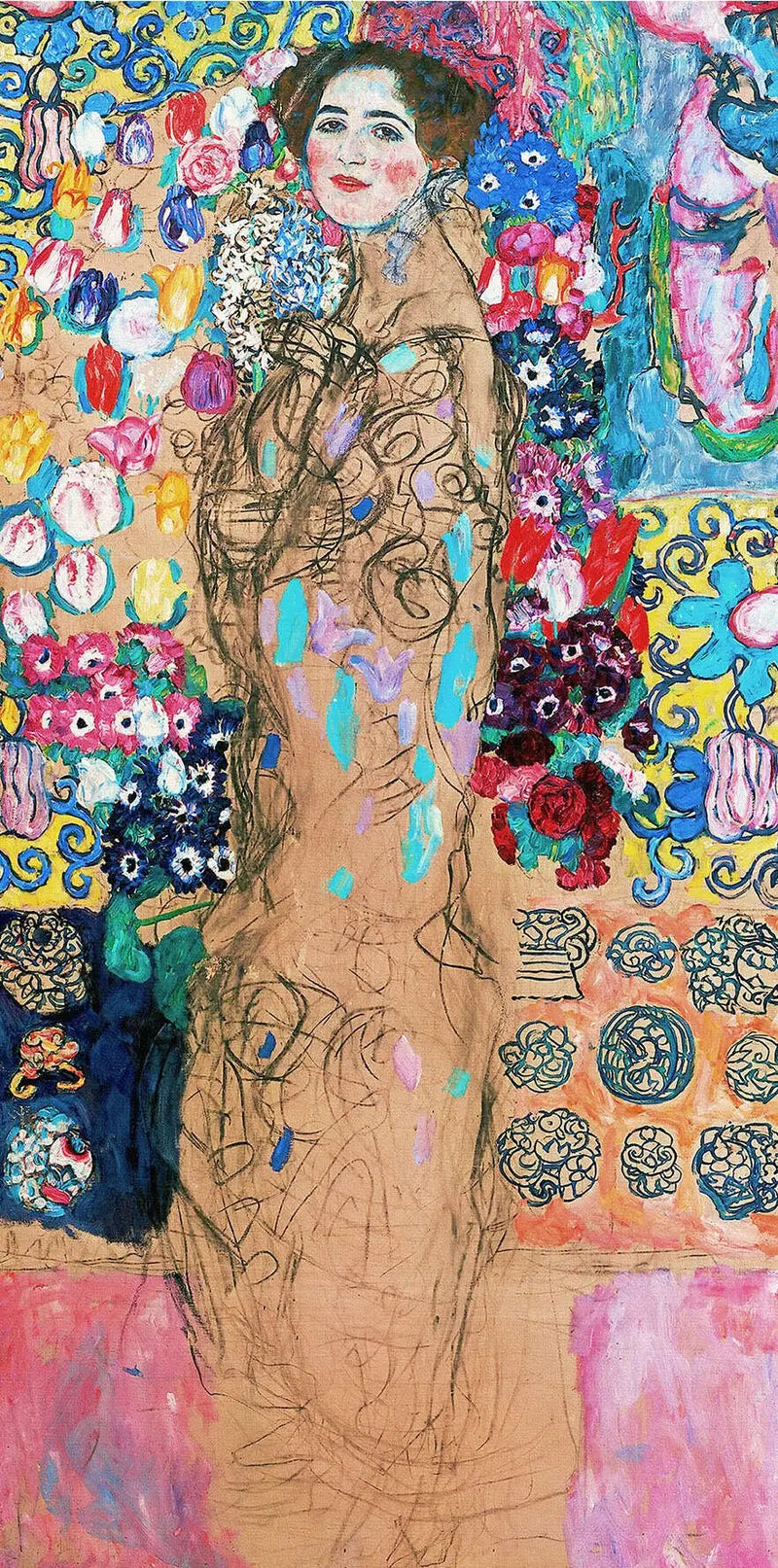 Незавершенный портрет Марии Мунк - Густав Климт