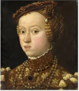 Портрет архдевицы Анны (1528-1590), дочери короля Фердинанда I из Австрии - Джузеппе Арчимбольдо